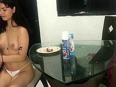 Get Horny Eating Cock With Strawberry And Cream?