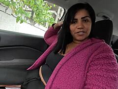 i showed my pussy in the parking lot and the doorman went crazy to fuck me