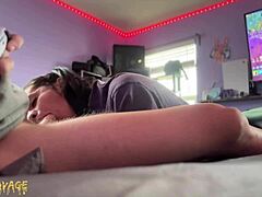 tiny latina girlfriend overwhelmed by boyfriend's rough assfucking passion