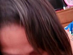 My stepmom loves swallowing cum every morning 😋