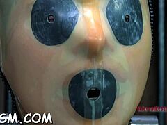 i punish the playgirl with drawings on her body during bdsm session