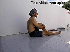 a madame quebrou o pau na obra com anal blowjob e assfucking