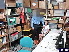 Cute teen theft gives blowjob and screwed by lp officer