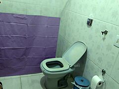 Stepmom watches stepson shower secretly!