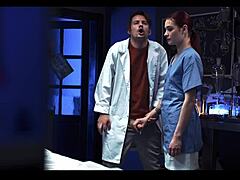 Mad scientist freeze fucks young lab partner Matty Mila