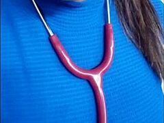 Enfermera Real Muestra Una Caracteristica Especial Que Practica En Su Lugar De Trabajo Porno Real En Hospita