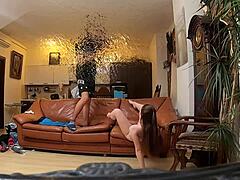 Photoshoot Featuring A Naked Model In Various Poses