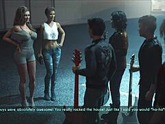 She says, 'look at my big tits'