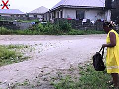 bad teacher corrects student with cock outside school