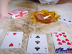 Bombastic Gambler Blondie Jessa Rhodes Reveals Her Big Boobs And Hot Pussy