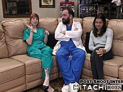 Freshman ditria rose undergoes mandatory hitachi orgasm in pov roleplay with gloves and toys