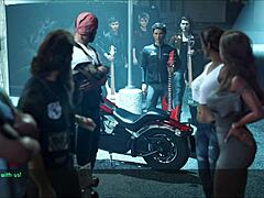 She says, 'look at my big tits'