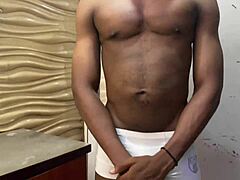 African BBC fucks sexy ebony in rough interracial cumshot!