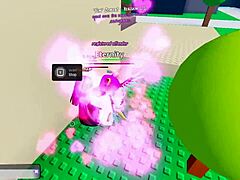 Going all out in Roblox game.