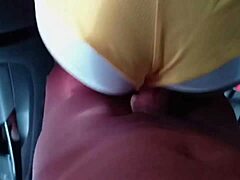 I left a black halls in my uber and this latina bent over for me