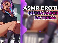 Imagine Whispering Secrets With A Goth Colleague In Erotic Roleplay, Kissing And Licking Pussy