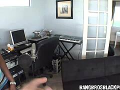 super hot black milf says, 'i love sucking this latino cock'