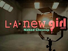 Enchanting brunette beauty shows her sexy body