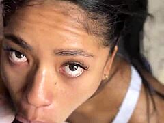 Amateur Couple's Deep Blowjob With Stepbrother's BBC