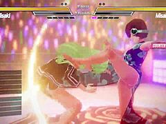 two lesbians battling it out with squirting and anal fucking in this hot scene