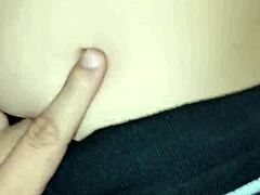 i peck her belly button while she rides me