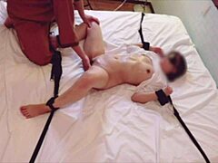 First time blindfold play with her got me so excited, asian amateurs in japanese fun 😍🔥