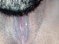 He sucked my whole clitoris until I reached orgasm in lingerie