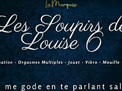 louise experiences her orgasm in this french solo.