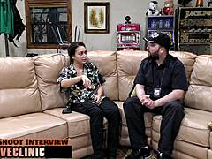 2 male police strip search crooked cop Mara Luv at Rikers Island