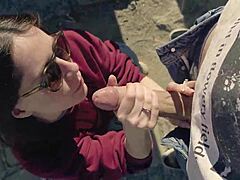 I met this amateur whore who wants cock outdoors