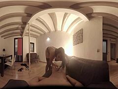 In this VR reality, a hot cougar mommy with big tits gets hardcore POV pussy action.