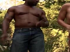 Watch this interracial couple engage in intense anal sex together.