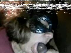 retro latina milf sucking step dad's big black cock