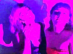 Four Little Sluts Worship Feet At Party