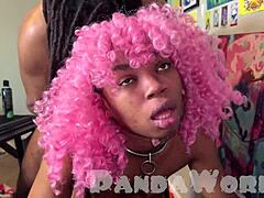 Ik Kreeg Interraciaal MMFF BBC Ebony Anaal Titjob Deepthroat Squirt Met Mijn Liefje