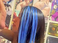 chica universitaria chupando verga follada por la boca