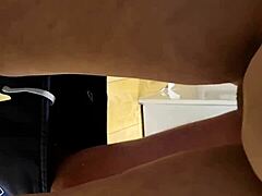 Wife sucks hubby in kitchen!