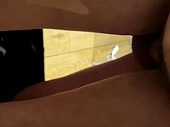 Wife sucks hubby in kitchen!