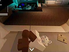 Fucking some random slut with monster cock in a condo