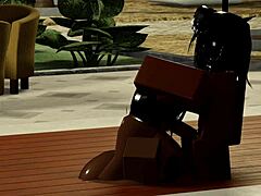 Roblox game turns into deepthroat blowjob porn