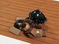 Roblox game turns into deepthroat blowjob porn