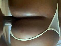 He fucks his big booty ebony bitch hard