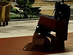 Roblox game turns into deepthroat blowjob porn