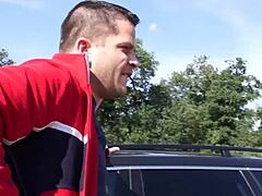 Horny Hitchhiker Gets Quick Cunt Banging