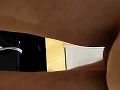 Wife sucks hubby in kitchen!