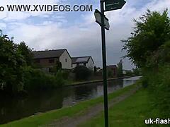 chubby amateur flashing