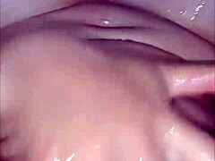 Does this milf love chinese balls in her ass?