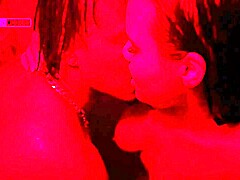 Girl Enjoys Big Black Cock In The Shower