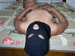 teen bandit gives deepthroat blowjob to monster cock