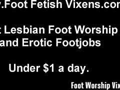 Lorianna sneakily sucks on Shilo's toes